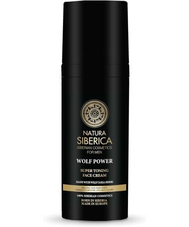 Natura Siberica Men's Wolf Power Super Toning Face Cream 50ml - Revitalize & Energize Your Skin | International Shipping Available - Buy Online on SooperMarket.com