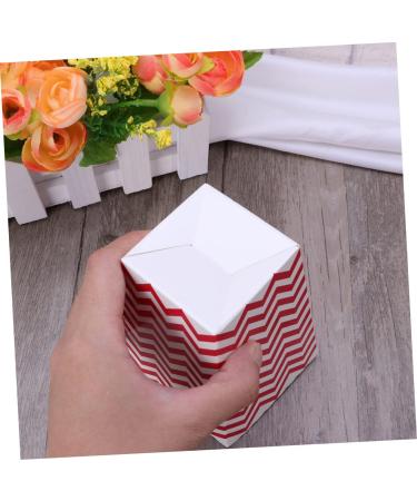 KOMBIUDA 48pcs Gift Bag Candy Bar Bag Party Candy Cartons Popcorn Carton Candy Buffet Bags Party Bag Disposable Chicken Popcorn Box medium Red - Buy Online on SooperMarket.com