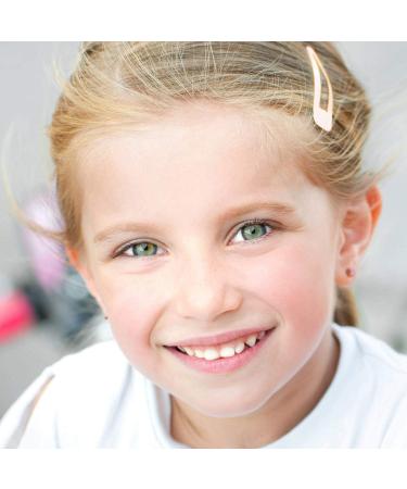 50 Pack Snap Hair Clips Hair Barrettes for Kids Girls and Women 50 mm (Gold) - Buy Online on SooperMarket.com