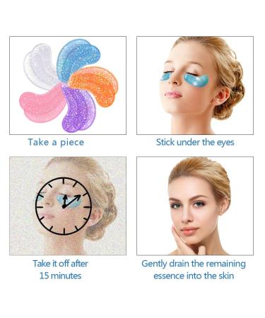 Under Eye Patches for Puffy Eyes - 10 Pairs Hydrating Gel Pads with Hyaluronic Acid & Vitamin C for Dark Circles Wrinkles & Anti-Aging - Perfect Gift for Women - Buy Online on SooperMarket.com