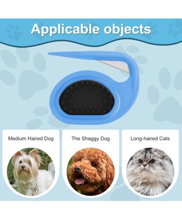 Adiwo Pet Knotting Comb - Steel Blade Knot Removal Tool for Cats | De-Filtered Hair Detangler & Undercoat Brush | 1 Piece - Buy Online on SooperMarket.com