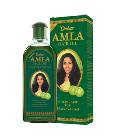 Dabur Natural Amla Hair Oil 180ml for Healthy Hair Hydrated Scalp and Beautiful Hair - Vital Indian Hair Oil for Men and Women