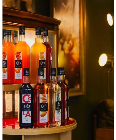 1883 Maison Routin Premium Lemon Syrup - 1L Glass Bottle for Iced Tea, Cocktails, Mocktails & Desserts - Buy Online on SooperMarket.com