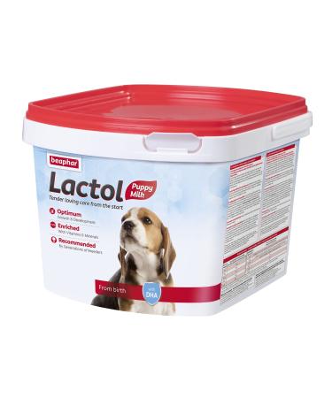 Beaphar | Lactol Puppy Milk Replacer | Complete Nutritious Feed for Newborn Weaning & Hand Rearing Puppies | Includes DHA | Enriched with Vitamins & Minerals | 2kg Milk 2 kg (Pack of 1)