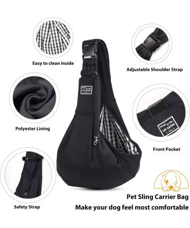 Buy Petcute Sling Dog Carrier Bag for Small Dogs - Adjustable Shoulder Strap Front Pocket & Safety Buckle - Perfect for Travel - Buy Online on SooperMarket.com