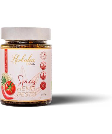 Herbalea Organic Hemp Pesto Chilli 150 g Vegan Organic - Buy Online on SooperMarket.com