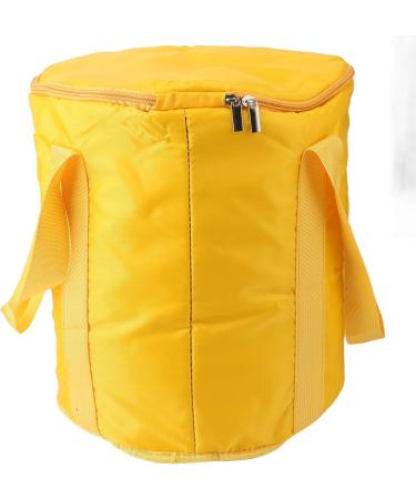 Foot Soaking Bath Bag Lightweight Preventing Tipping Folding Foot Bath Bag for Outdoors for Picnic Water Container (Mango Yellow) - Buy Online on SooperMarket.com