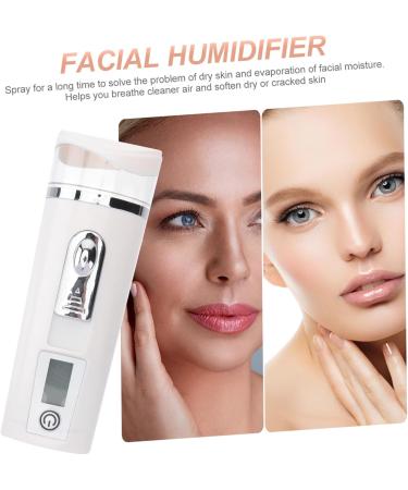 BELLIFFY Hydrating Instrument Portable Humidifer Hand Held Steamer Skin Care Tools Room Humidifier White Abs - Buy Online on SooperMarket.com