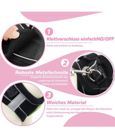 Adjustable Cat Dishes Set - Breathable Mesh & Soft Lining for Cats Kittens Dogs & Puppies (XS Black) - Ideal for International Shipping - Buy Online on SooperMarket.com