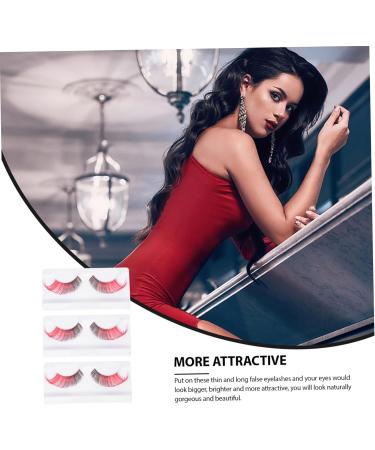 ABOOFAN 12 Pairs Halloween False Eyelashes Vivid Eyelashes Makeup Faux Eyelashes Pesta as Postizas Naturales Natural False Eyelashes Art Eyelashes Adhesive Dense Miss Imported Fiber - Buy Online on SooperMarket.com
