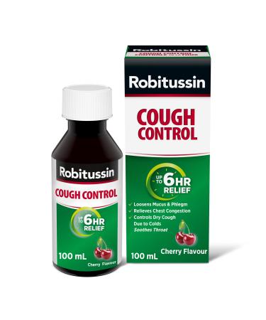 Robitussin Cough Control Cherry Flavor 100ml Regular