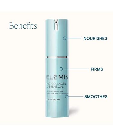 ELEMIS Pro-Collagen Eye Renewal - Intensive Anti-Wrinkle Eye Cream | Nourishes, Firms, Smoothes | 15 mL - Buy Online on SooperMarket.com