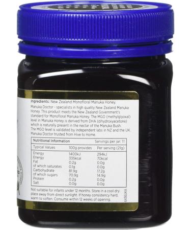 Manuka Doctor 240 MGO Manuka Honey 250 g - Buy Online on SooperMarket.com