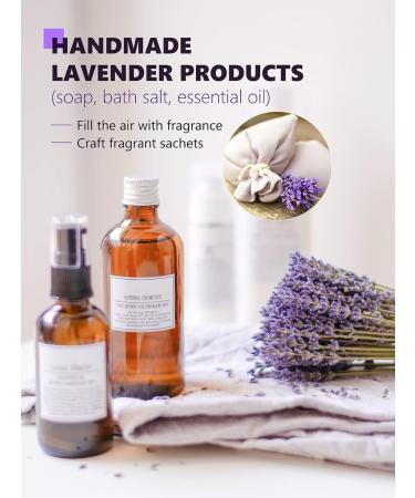 TeeLux Dried Lavender Flowers Tea Edible Caffeine Free Herbal Tea 114g Natural Fragrant Lavender Buds Use for Drinking Cooking Baking Essential Oil Lavender Bags or Satchets Lavender 114g (Pack of 1) - Buy Online on SooperMarket.com