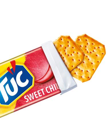 TUC Sweet Chili Biscuits 100g | Salty Crackers | Spicy Snack | 24 Pack - International Shipping Available - Buy Online on SooperMarket.com