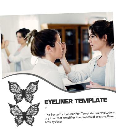 PLAFOPE 2pcs Eye Liner Pencils Eyeliner Stencil for Makeup Butterfly Eyeliner Stencil - Buy Online on SooperMarket.com