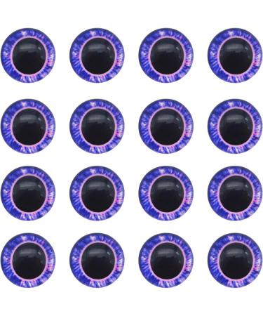 10 Pairs 25mm Owl Bird Glass Eyes for Art Dolls, Sculptures, Masks, Taxidermy - Flatback Design - Buy Online on SooperMarket.com