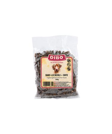 Dibo Barf treats 200g horse wild bouquet lamb duck dog snack small and practical training dog tanklies sugar -free healthy and delicious (duck) 200 g (1 Pack) duck
