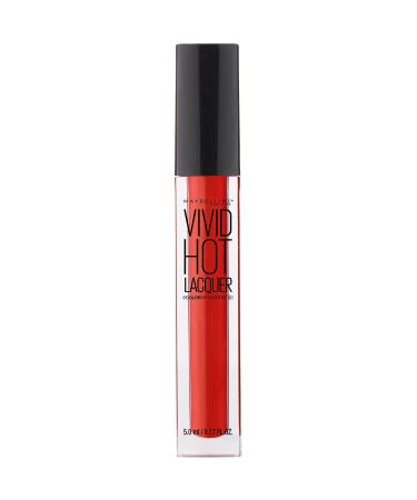 Maybelline New York Color Sensational Vivid Hot Lacquer Lip Gloss So Hot 0.17 Fluid Ounce