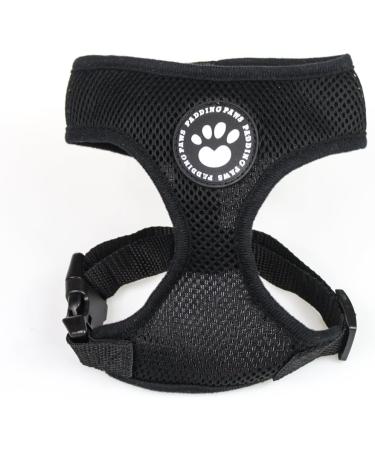 Waterproof Mesh Fabric Dog Harness Leash - Adjustable & Soft with Clip (Black, Size Small) - Buy Online on SooperMarket.com