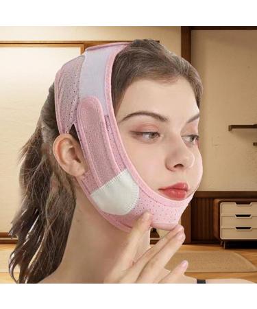 Double Chin Reducer - V Lines Lifting Belt Double Chin Reducer - Face Lifting Belt Chin Strap Facial Slimming Strap Reusable V Lines Belt For Firming Contours Jawlines Shaper - Buy Online on SooperMarket.com