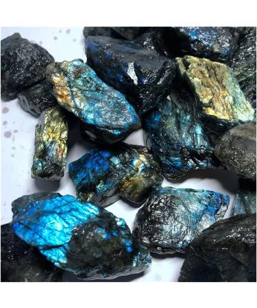 Dazzle Labradorite Original Stone Quartz Crystal Rough Specimen FZUGEDRLI (Size : 600-650g) - Buy Online on SooperMarket.com