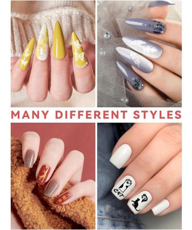 EBANKU 6PCS Nail Stamping Plates Kit with Stamper and Scraper - Flower Animal Patterns for DIY Nail Art - Buy Online on SooperMarket.com