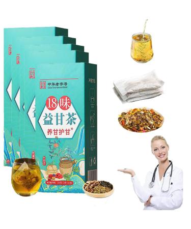 18 Flavors Liver Care Tea - 18 Flavors Of Liver Protection Tea Nourish The Liver And Protect The Liver Chinese Nourishing Liver Tea Health Preserving Tea For All People. (5 Box)