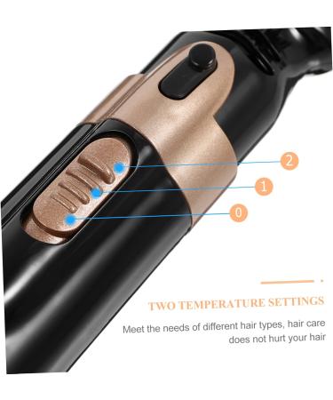 Baluue 1 Set Curling Iron Hairdressing Tool Portable Heating Curler Personal Hair Curler Curlers Abs Black - Buy Online on SooperMarket.com