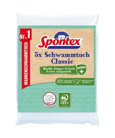 Spontex Sponge Cloth Classic 5 pieces Sponge Cloth Classic 5-pack