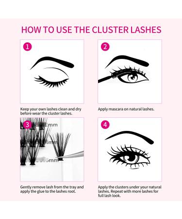 DIY Eyelash Extensions - 200pcs D Curl Mixed Tray (8-16mm) | Reusable & Natural Flare Lashes - Buy Online on SooperMarket.com