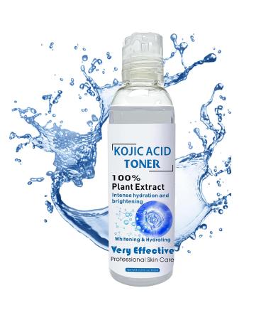 Kojic Acid Toner for Face - Face Toner Dark Spot Remover for Face Acne Toner Hydrating Toning Solution Even Skin Tone Korean Toner Skincare Exfoliating Toner for All Skin 118ml