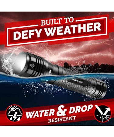 GearLight S2500 LED Flashlight - Powerful Tactical Flashlight for Camping & Emergency Use - Buy Online on SooperMarket.com