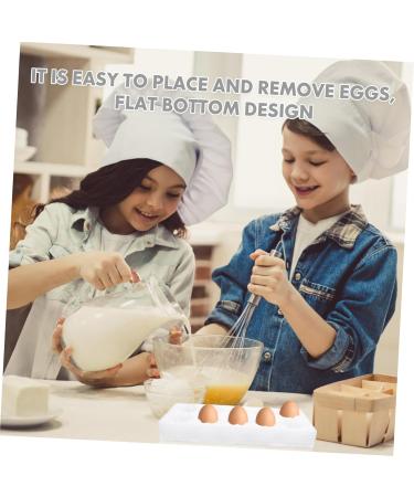 OSALADI 2 Sets 10 Egg Trays Deviled Egg Holder Egg Holder for Fridge Blank Egg Cartons Filling Shelf - Buy Online on SooperMarket.com