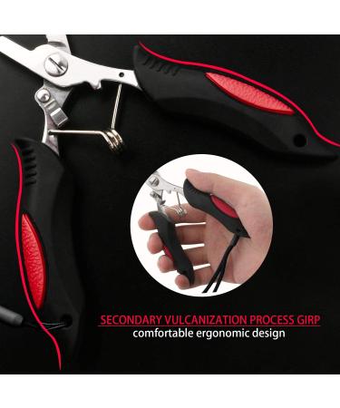 Hikary Long Nose Fishing Pliers - Stainless Steel Hook Remover & Braid Cutter - 8.8inches - Buy Online on SooperMarket.com