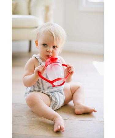 Lollaland Weighted Straw Sippy Cup - Lollacup | Made in USA | Transition Sippy Cup for Baby & Toddler (6-9 months) | Shark Tank Product - Bold Red - Buy Online on SooperMarket.com