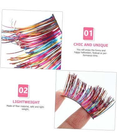 minkissy 3 Pairs False Lashes Color Bars Eyelash - Buy Online on SooperMarket.com