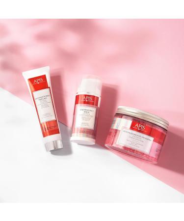 APIS Cranberry Vitality Facial Peeling 100ml | Enzymatic Exfoliation & Deep Cleansing for Radiant Skin - Buy Online on SooperMarket.com