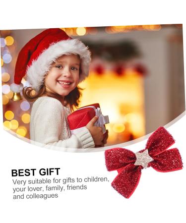 ABOOFAN 4 Pairs Bow Tie Bowknot Hairbands Barrette Ponytail Hair Ties Elastic Hair Band Elastic Hair Tie Christmas Bowknot Hairpin Bowknot Barrette Bride Star Shape Fabric Props - Buy Online on SooperMarket.com