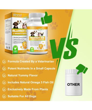 ZyranovaE Allergy Aid For Dogs 180 chews All Itch and Immunity Treats for Dogs Dog Allergy Relief Natural Immune & Digestive Support for All Breeds and Sizes Chicken Flavor - Buy Online on SooperMarket.com