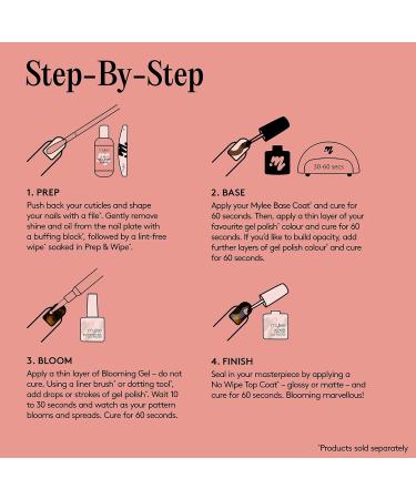 Mylee Blooming Gel 15ml Spreads Gel Polish for Watercolour Nail Art including Marble Tortoiseshell & Floral Effects UV/LED Soak-Off Manicure for Salon & Home Use - Long Lasting & Easy to Apply - Buy Online on SooperMarket.com