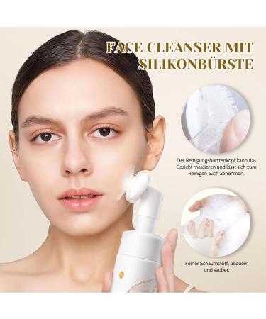 Shefave Rice Cleansing Foam Natural Cosmetics Facial Cleansing for Deep Pore Cleansing for Normal and Combination Skin Care Foam Against Blemished Skin on the Face - Buy Online on SooperMarket.com