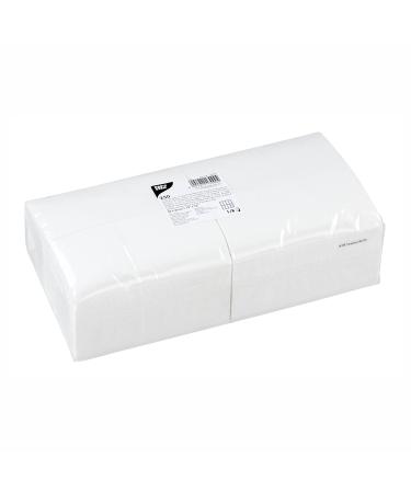 Papstar napkins / Tissueserviette white (250 pieces) 33 x 33 cm 2-layer 1 /8 fold ideal for gastronomy household or festivals environmentally friendly FSC-certified material #17999