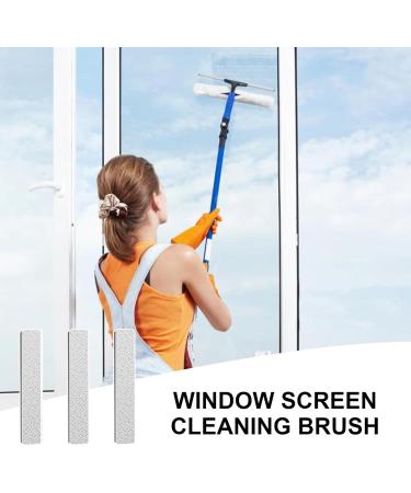 Neamou Window Screen Cleaner Brush - 4-in-1 Cleaning Brush For Window Screen - Wet And Dry Dual-Use Household Screen Cleaner Tool For Screen Sofa Wall Cleaning Sponge Refill Pack 3 Pieces - Buy Online on SooperMarket.com