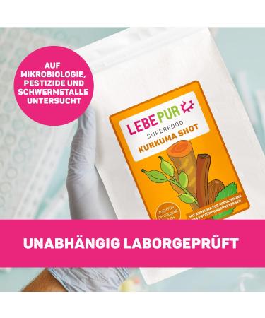 Leepur Bio Turmeric Shot 500g - 100% Organic Curcuma & Ginger Drink Mix | High Curcumin 2200mg/100g | Natural Turmeric Supplement - Buy Online on SooperMarket.com