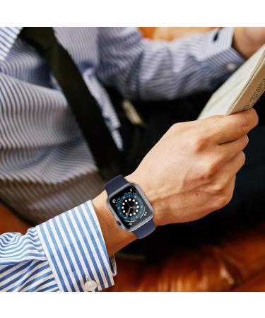 ZEBRE 4-Pack Apple Watch 44mm Case with Built-in HD Screen Protector - Compatible with Apple Watch Series 4/5/6/SE - Clear - 44mm - Buy Online on SooperMarket.com