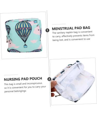 PLAFOPE 4pcs Sanitary Napkin Storage Bag - Multi-function Organizer for Teens and Nursing Moms | Tampon Purse & Makeup Organiser - Buy Online on SooperMarket.com