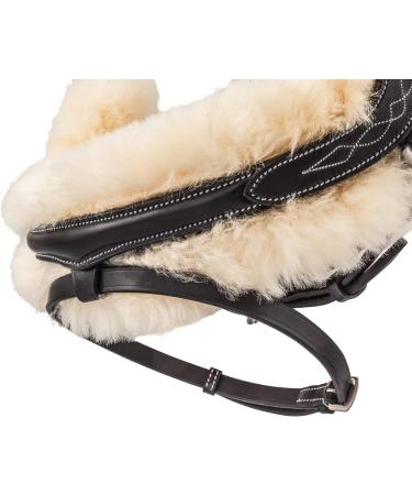 Buy SUNRIDE Swedish Bridle Oxford with Reins - Soft Genuine Leather & Fur Adjustable Anatomical Design (Cob Brown) for International Shipping - Buy Online on SooperMarket.com