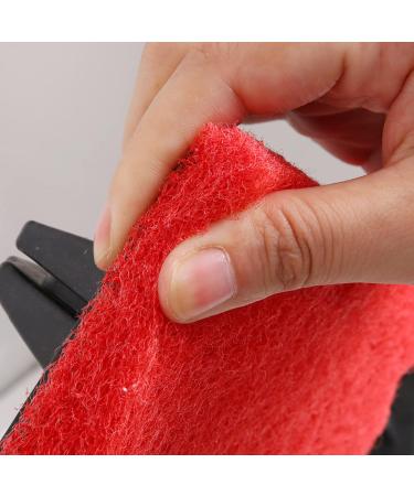 Scrub Sponge Brush with Handle Tub and Tile Cleaning Brush for Cleaning Bathroom Multiple Use Sponge Brush Scrubber Red - Buy Online on SooperMarket.com