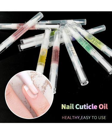 15pcs Fruity Cuticle Oil Pens for Nail Moisturization - Nail Treatment with Soft Brush - 10 Scents - Nail Nourishment & Repair - Buy Online on SooperMarket.com